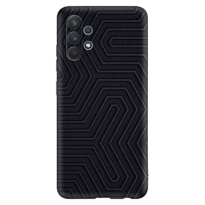 Dark Thin Samsung A32 Premium Embossed Mobile cover