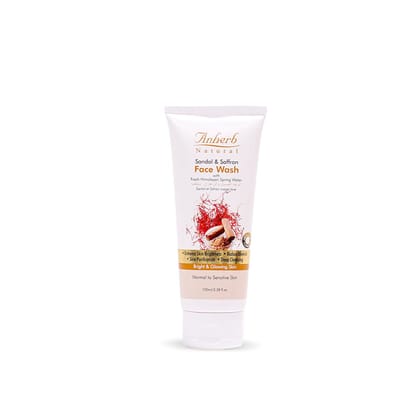 Anherb Natural Face Wash - Sandal & Saffron - 100ml