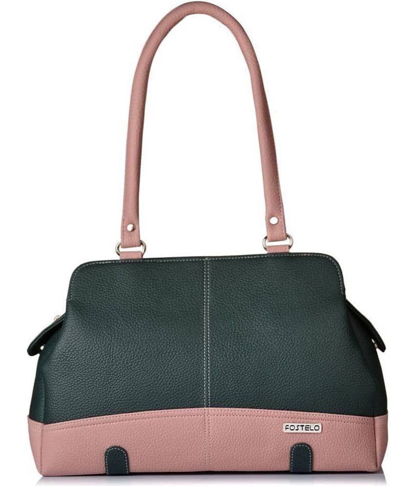 Fostelo Green P.U. Shoulder Bag