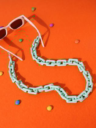 Matcha Sunglasses With Chain-Mask Chains