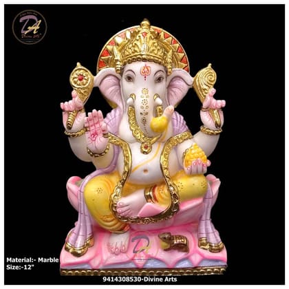 Marble Vinayaka Statue