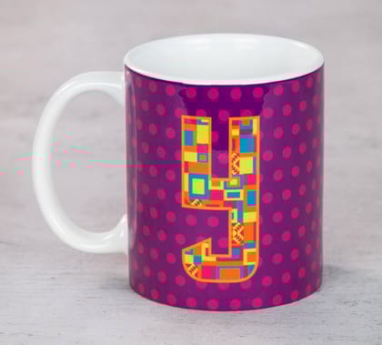 India Circus Youthful Alphabet Y Coffee Mug