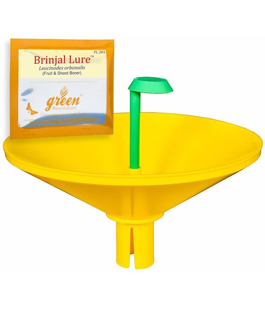 Green Revolution Combo Pack 2 Water Pheromone Trap with Brinjal Pheromone Lure for Brinjal Fruit and Shoot Borer
