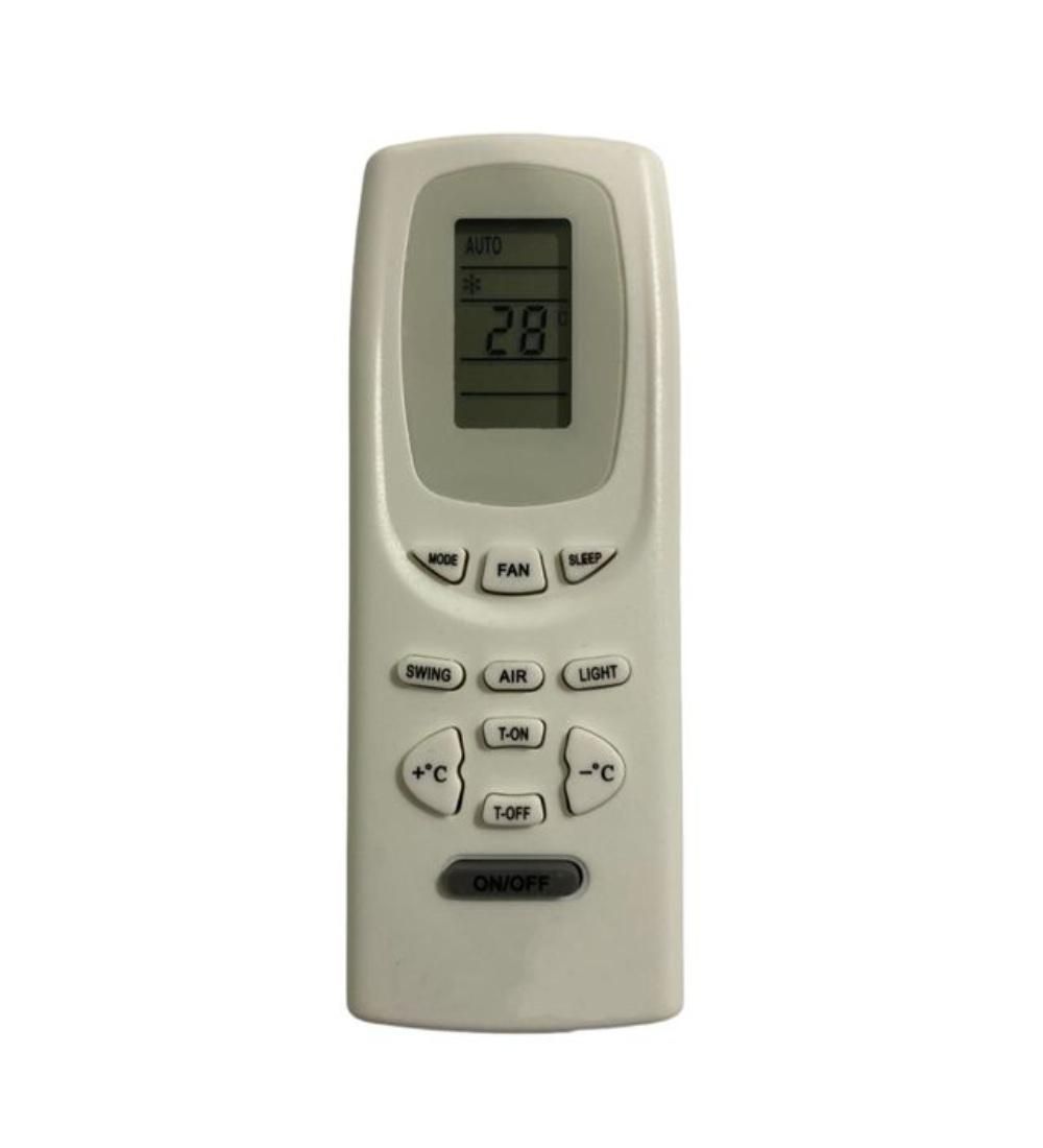 AC Remote No.19 No Backlight Onida AC Remote Control (White)