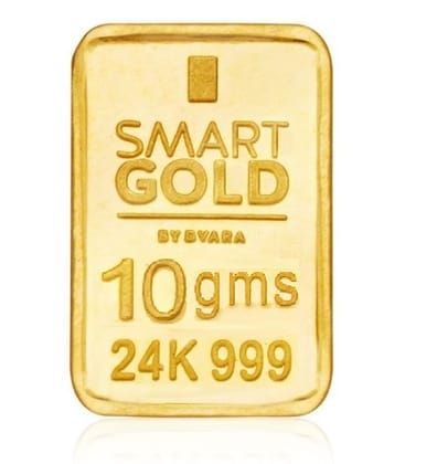 Dvara SmartGold Rectangle Gold Bar (24K) 10 Gms
