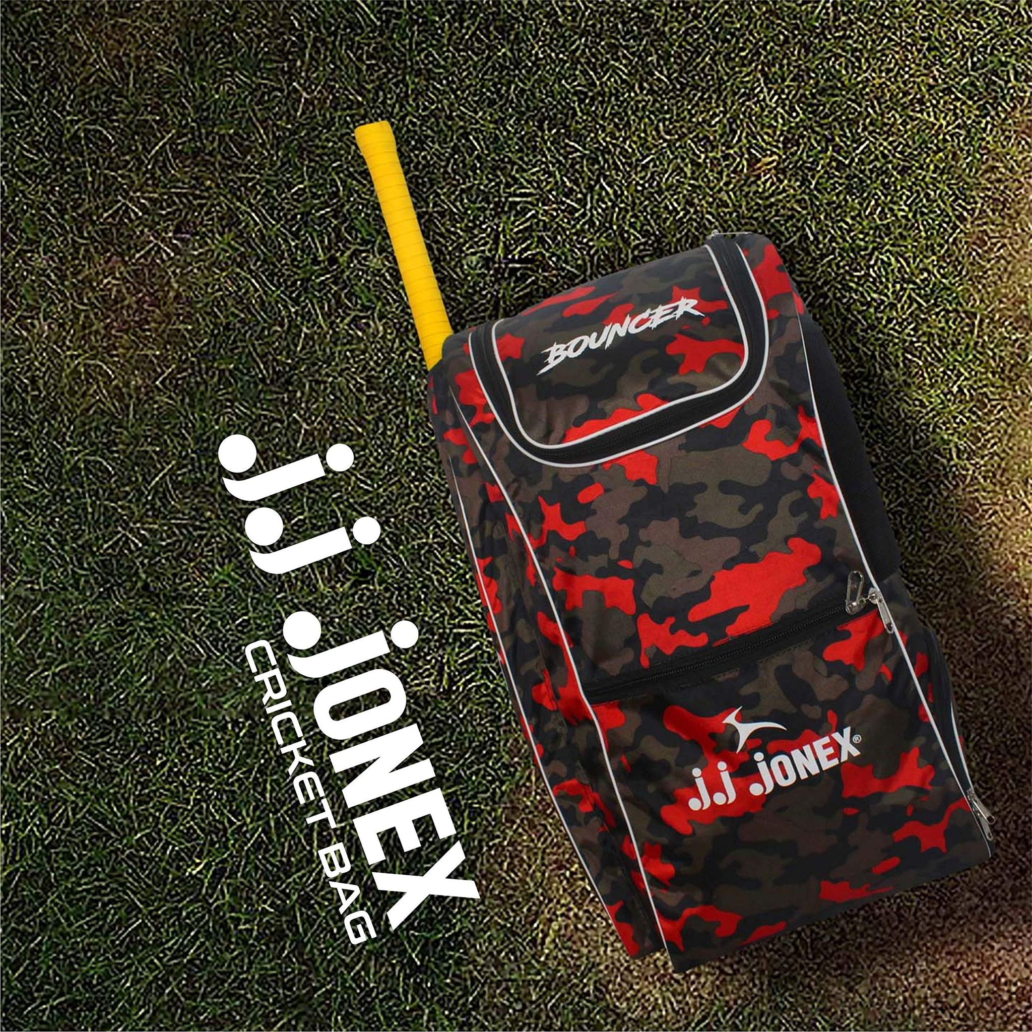 Jonex Bouncer Cricket Kit Bag (Orange Black) WS