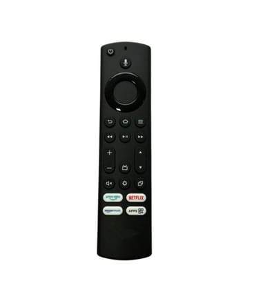 Smart TV Remote No. 1017 Compatible-Replacement for Amazon Basics Smart TV LCD-LED Remote (Black)