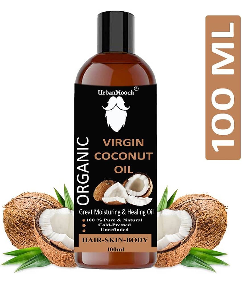 UrbanMooch 100% Pure & Natural Coconut Oil For Hair , Skin & Body- 100 ml