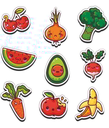 Saf Wood Fridge Magnet - Pack of 9