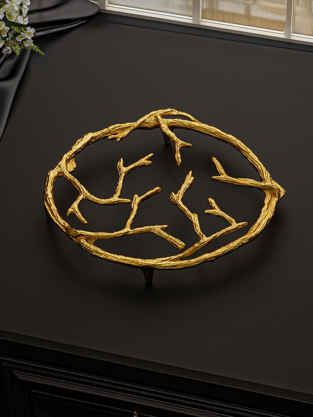 EarthyRoots Trivet- Gold (Pack Of 2)