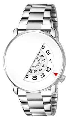 White Attrective Analog Watch for Men LR106