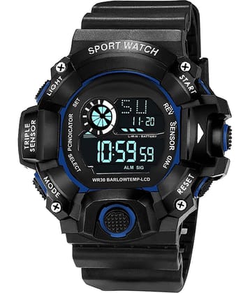 Hala - Blue Dial Digital Boys Watch ( Pack of 1 )