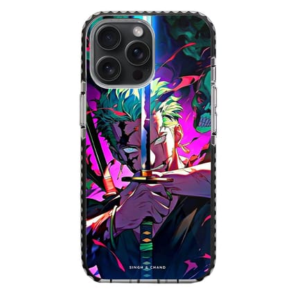 Roronoa Zoro 4.0 One Piece Anime iPhone 15 Pro Max Stride Phone Case-Stride
