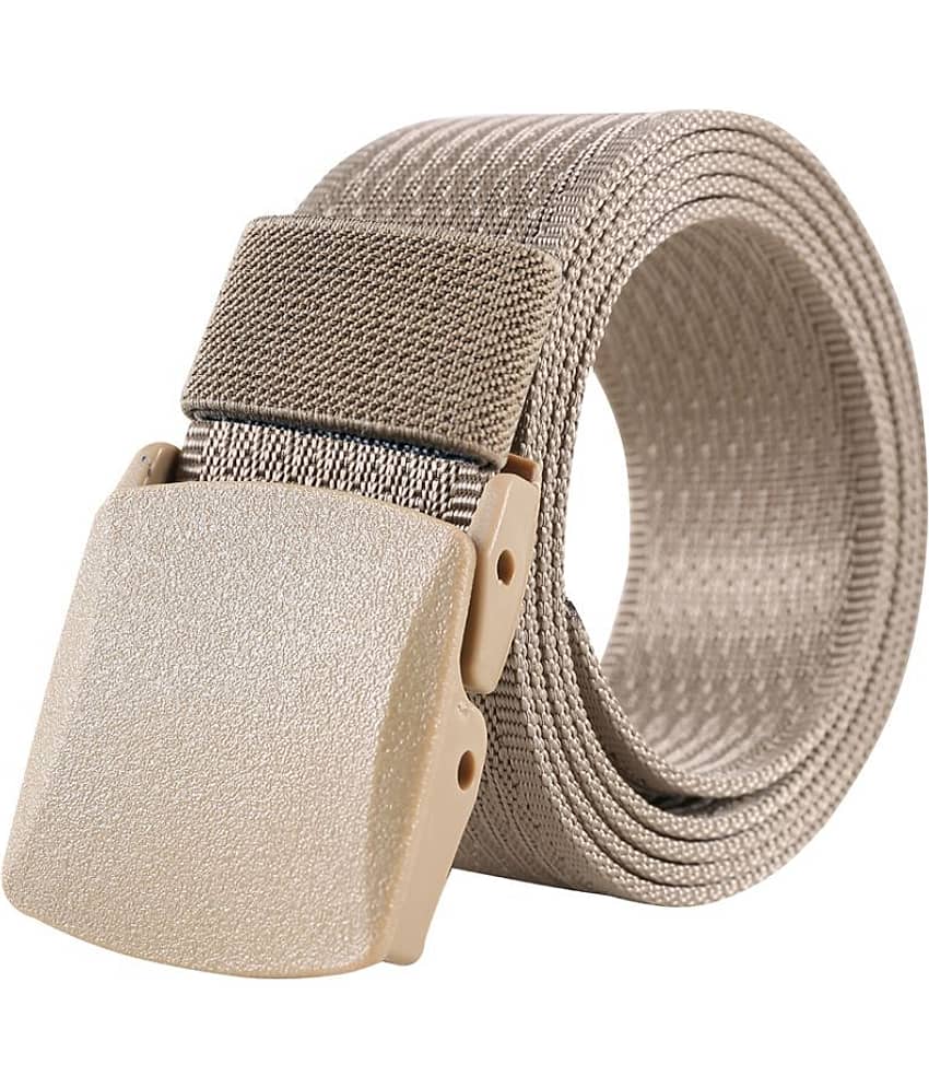 Edifier Beige Nylon Casual Belt