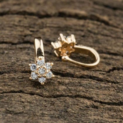 U-Shape Nose Stud - Designer Style