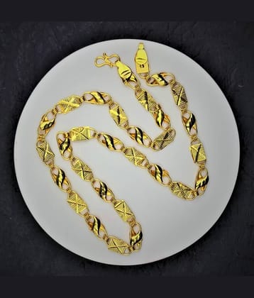 Charms Gold Plated Chain ( Set of 1 )