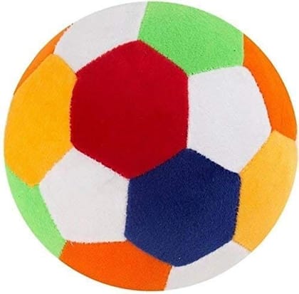 Nawani Soft Toy Stuffed Soft Toy Plush Ball for Kids, 15 cm (Multicolour)