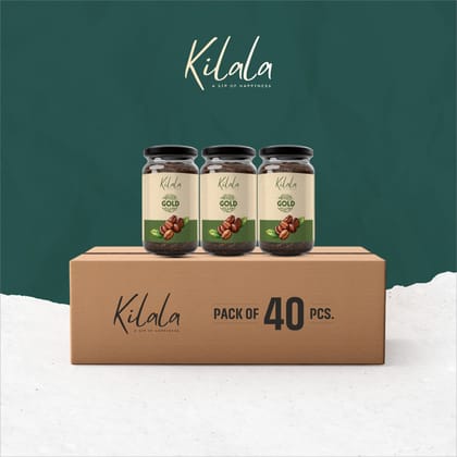 Kilala Gold Freeze Dried Premium Coffee | 100% Arabica | 50 Gm | BULK PACK OF 40 PCS