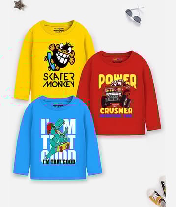 Trampoline Pack of 1 Boys Cotton Blend T-Shirt ( Multicolor1 )