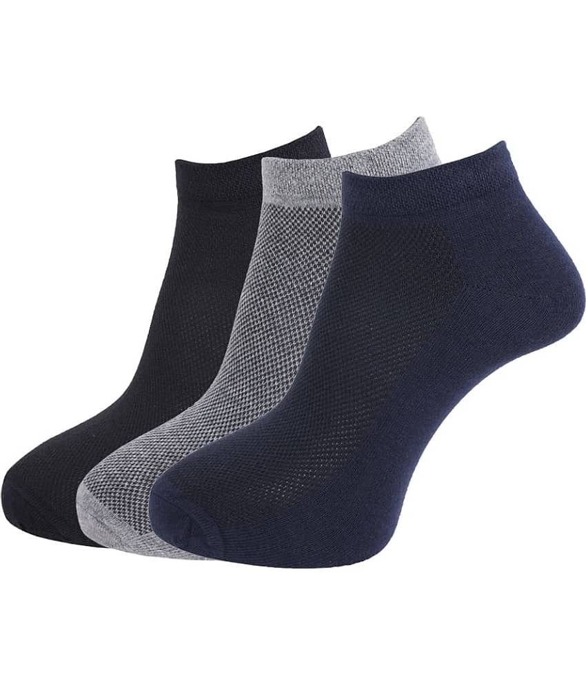 Dollar Socks - Cotton Men's Self Design Multicolor Mid Length Socks ( Pack of 3 )