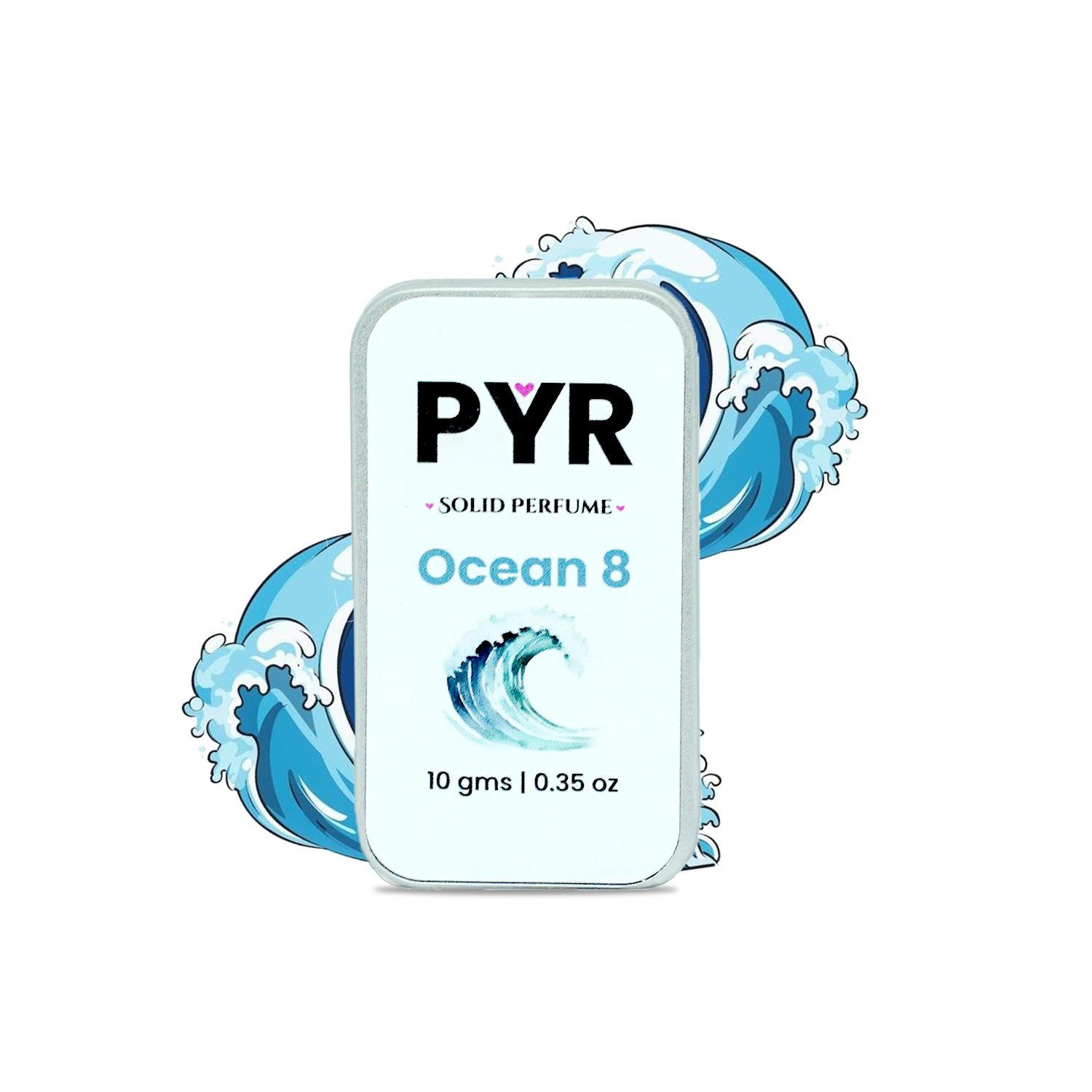 PYR Ocean8 Solid Perfume Luxury Aquatic Scent | Travel-Friendly |10GM