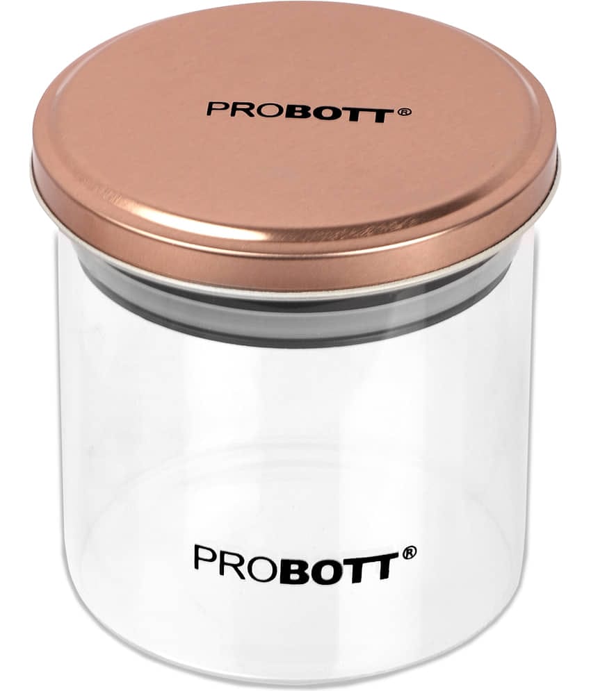 Probott - Glass Transparent Food Container ( Set of 1 - 500 ml )