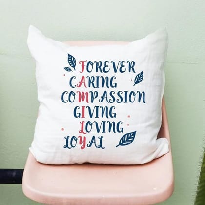 Arni Arts Printed Cushion Cover 12x12 Inch