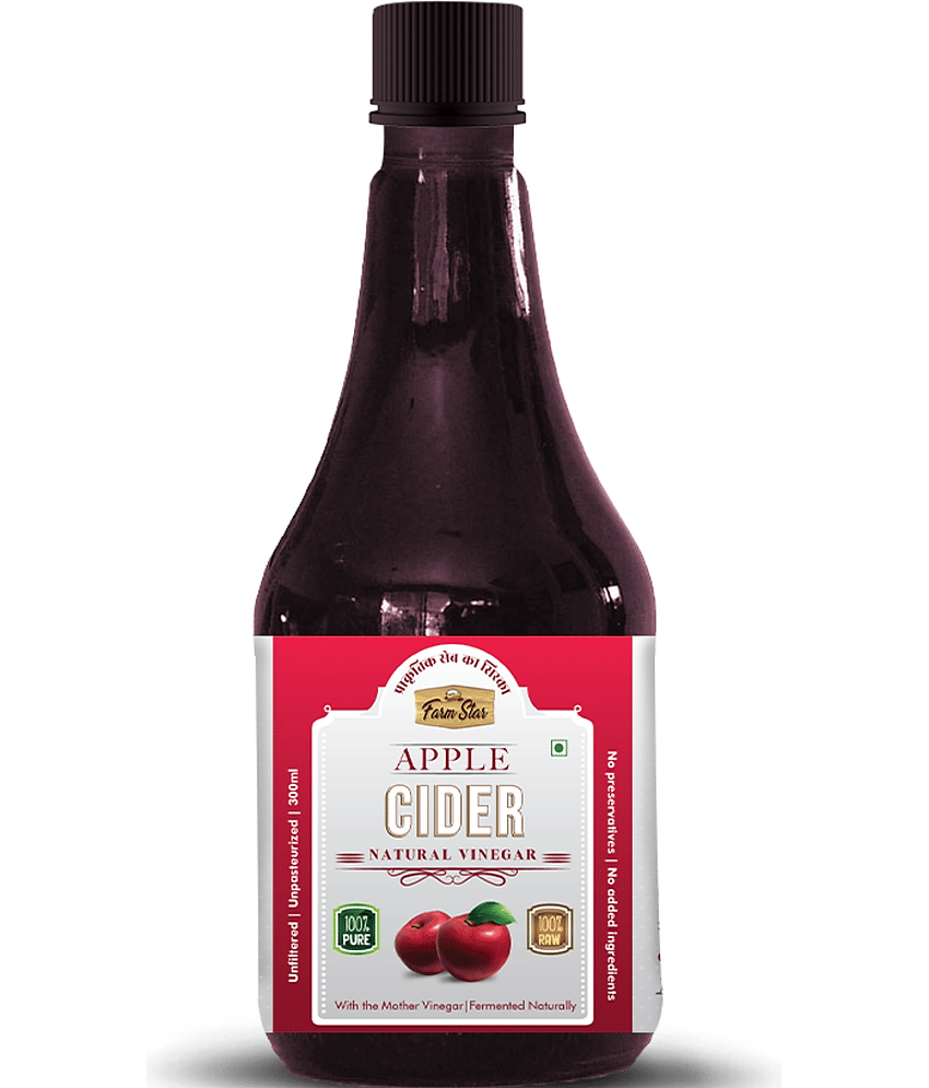 Farm Star Apple Cider Vinegar Farmented & Raw 300 ml