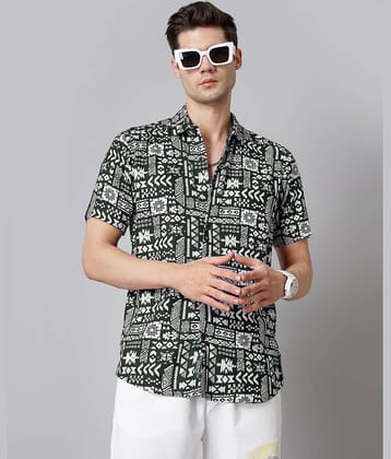 Paul Street - Green Rayon Regular Fit Men's Casual Shirt ( Pack of 1 )