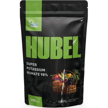 Noble crop science HUBEL - Humic Acid 98% Potassium Humate 300gm Pack of 200 - 70000 gm