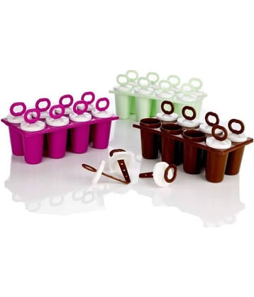 Analog kitchenware Ice / Kulfi Maker Multicolor 3 Pcs