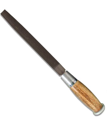 Amb File Wooden Handle Steel Cut Half Round 8 Inches