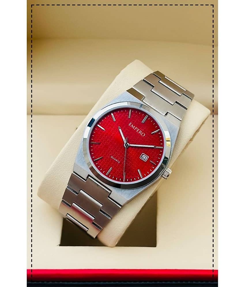 EMPERO Silver Stainless Steel Analog Men's Watch