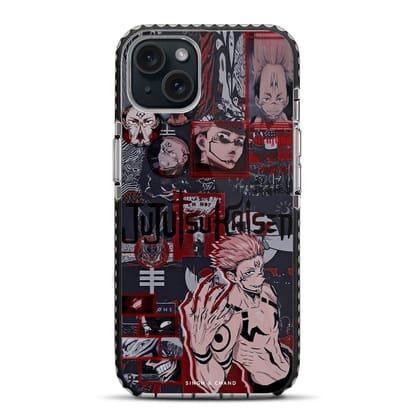 Sukuna 1.0 Jujutsu Kaisen Anime iPhone 15 Plus Stride Phone Case-Stride