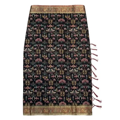 Sambalpuri Heritage Black-Odisha Handloom Saree