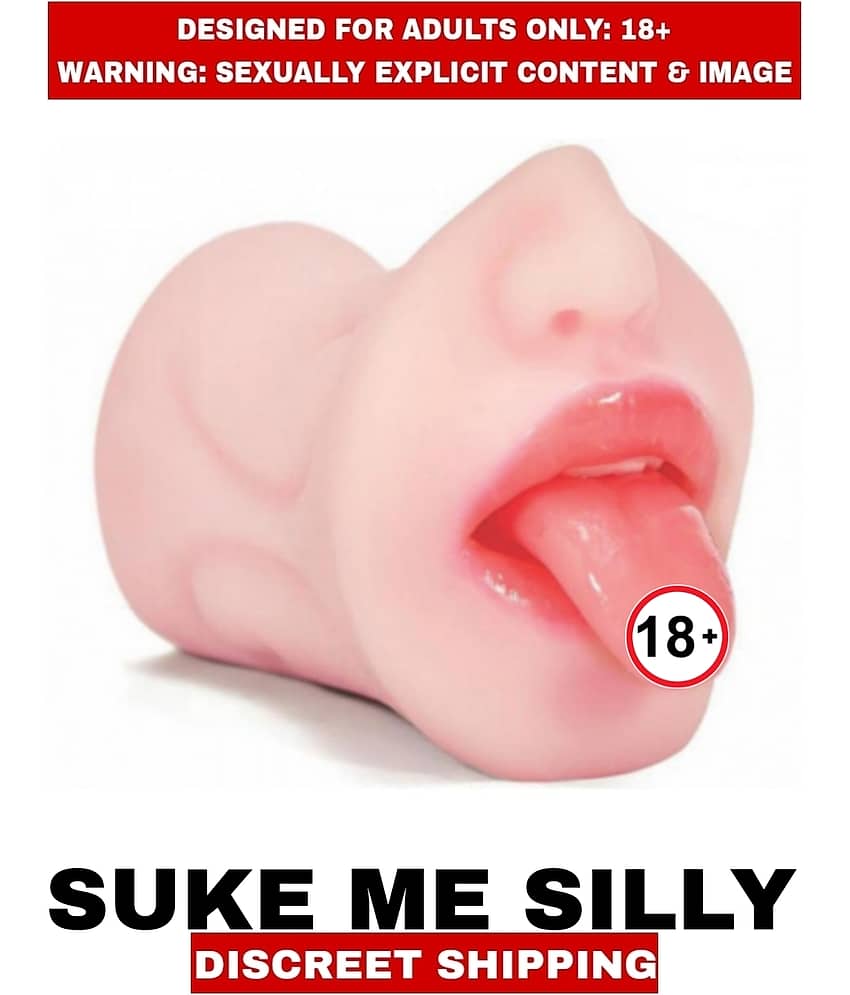 Premium Realistic Real Fell Mouth Suck Me Silly Silicon Masturbator Mini Doll Satisfier Mini  For Men