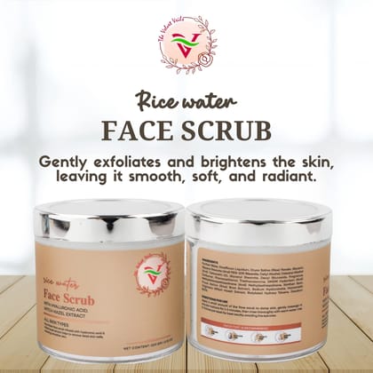 The Velvet Veils Rice Water Face Scrub 100 G