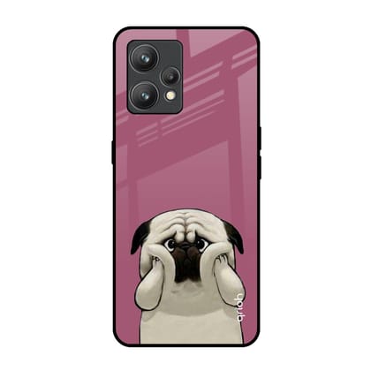Funny Pug Face Glass Case For Realme 9 Pro Plus
