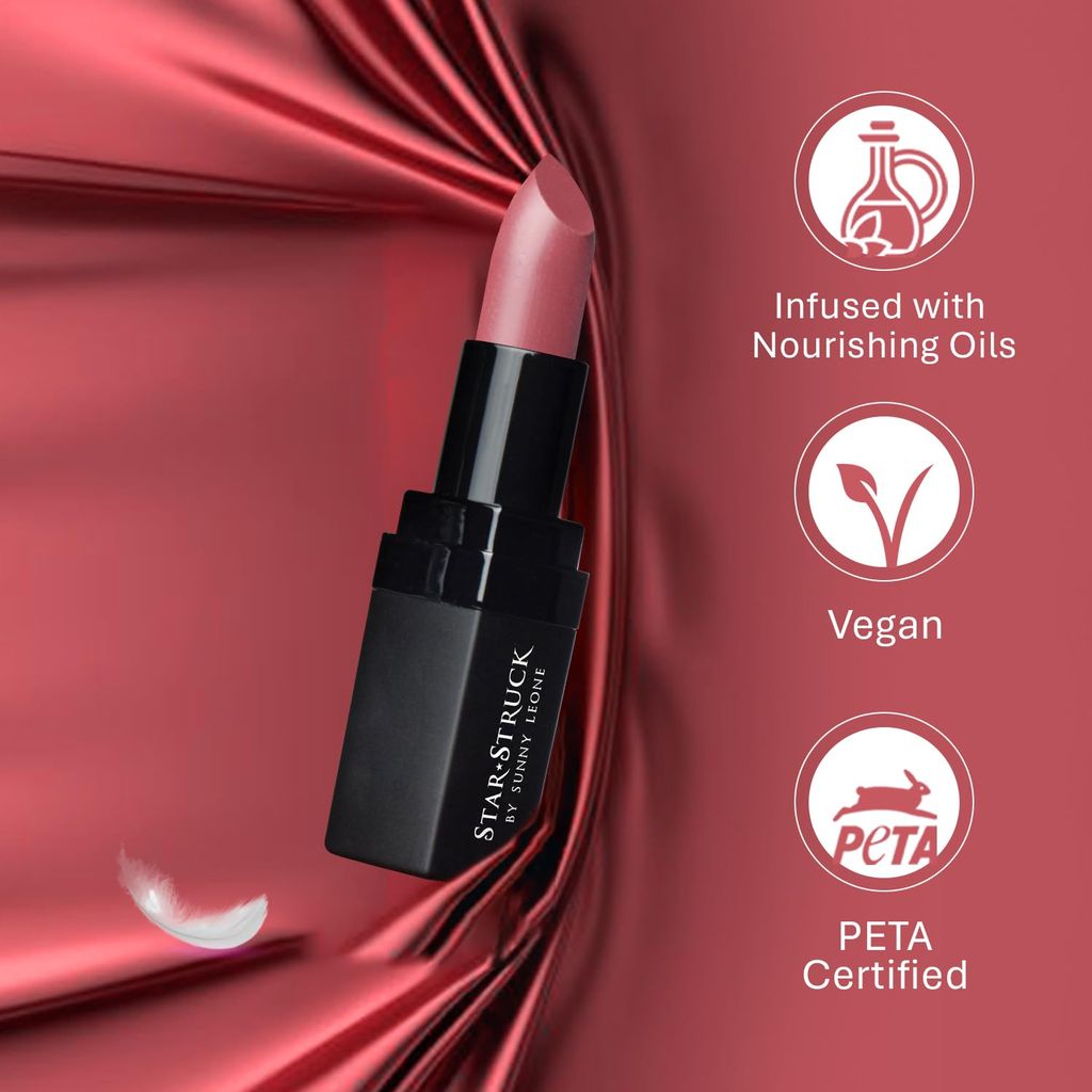 STARSTRUCK BY SUNNY LEONE Luxe Matte Lipstick | Richly Pigmented Luxe Matte Lipstick