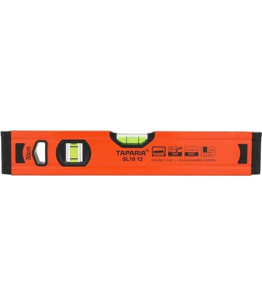 Taparia Spirit Level (1.0mm accuracy, Without Magnet) 12"(30cm) SL1012