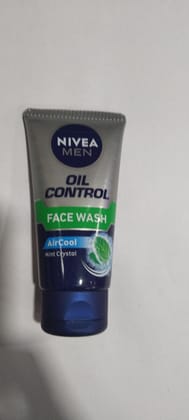 Nivea Men Oil Control Face wash Aircool Mint crystal 