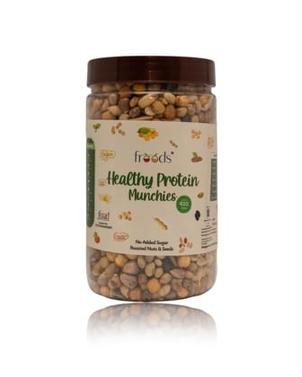 Froods Healthy Protein Munchies 7-in-1 Seeds & Nuts Mix (400g) – Protein-Rich, Crunchy & Wholesome Roasted Snack!