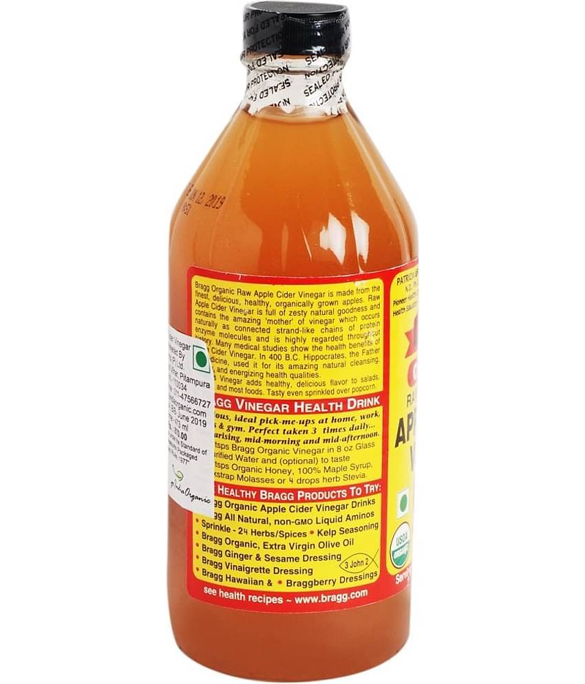 Bragg Cider Vinegar Raw Unfiltered Apple 473 g