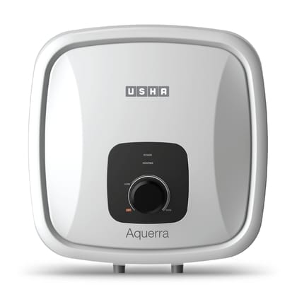 Usha Aquerra 25 Litre 5 Star Storage Water Heater (White), Wall Mounting Usha Aquerra 25 Litre 5 Star Storage Water Heater (White), Wall Mounting - White / 25 litres