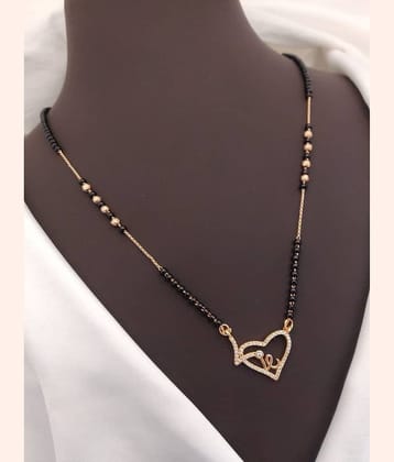 Shivay Fashion Rose Gold Mangalsutra ( Pack of 1 )
