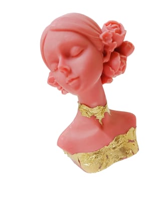 Closed Eye Lady Candle - Hand-Poured Decorative Soy Wax Candle with Natural Essential Oils - Eco-Friendly, Vegan, and Cruelty-Free - Perfect for Home Décor and Gifting