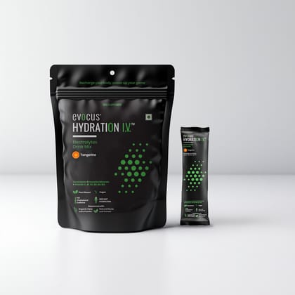 Evocus Hydration IV Electrolyte Drink Mix Powder Pack of 6 | Magic Tangerine | Energy Drink | Instant Hydration Evocus Hydration IV Electrolyte Drink Mix Powder Pack of 6 | Magic Tangerine | Energy Drink | Instant Hydration