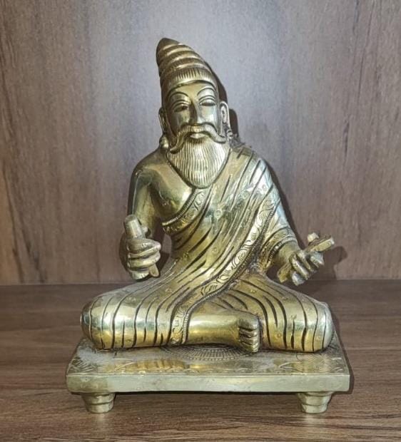 BRASS TIRUVALLUVAR STATUE