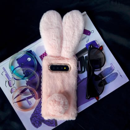 Luxury Bunny Rabbit Fur Plush Case-Samsung Galaxy S10