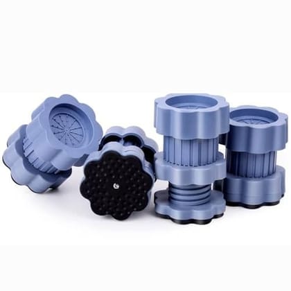 Washing Machine Vibration Pads - Adjustable Dryer Shock & Noise Cancelling Pads, Anti Vibration Pads for Washing Machine Support 4 Pcs